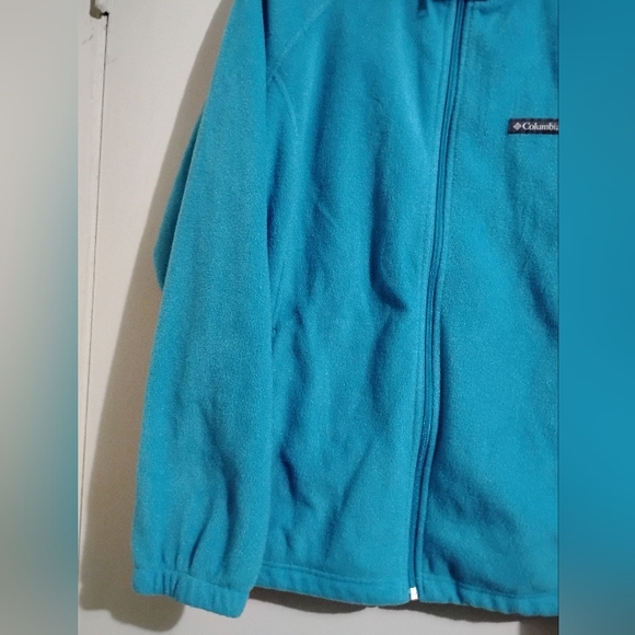 Columbia Benton Springs Sea Wave Full Zip Fleece Jacket Youth Girl's 2X - Picture 3 of 16